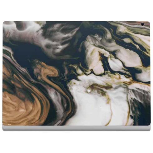 Copper and Black Marble Ink Surface Book 2 13.5in Skin